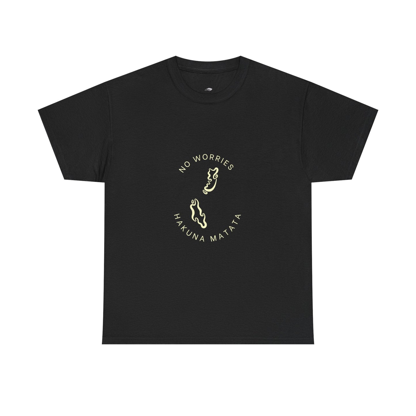 No Worries / Hakuna Matata T-Shirt – Featuring Unguja & Pemba Map Printify