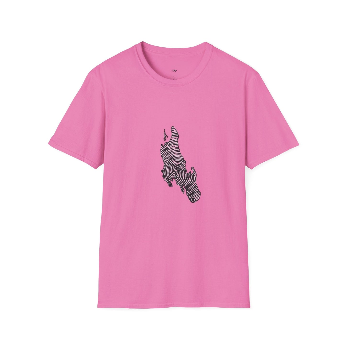 Unguja Island T-Shirt – Minimalist Zanzibar Map Design Printify