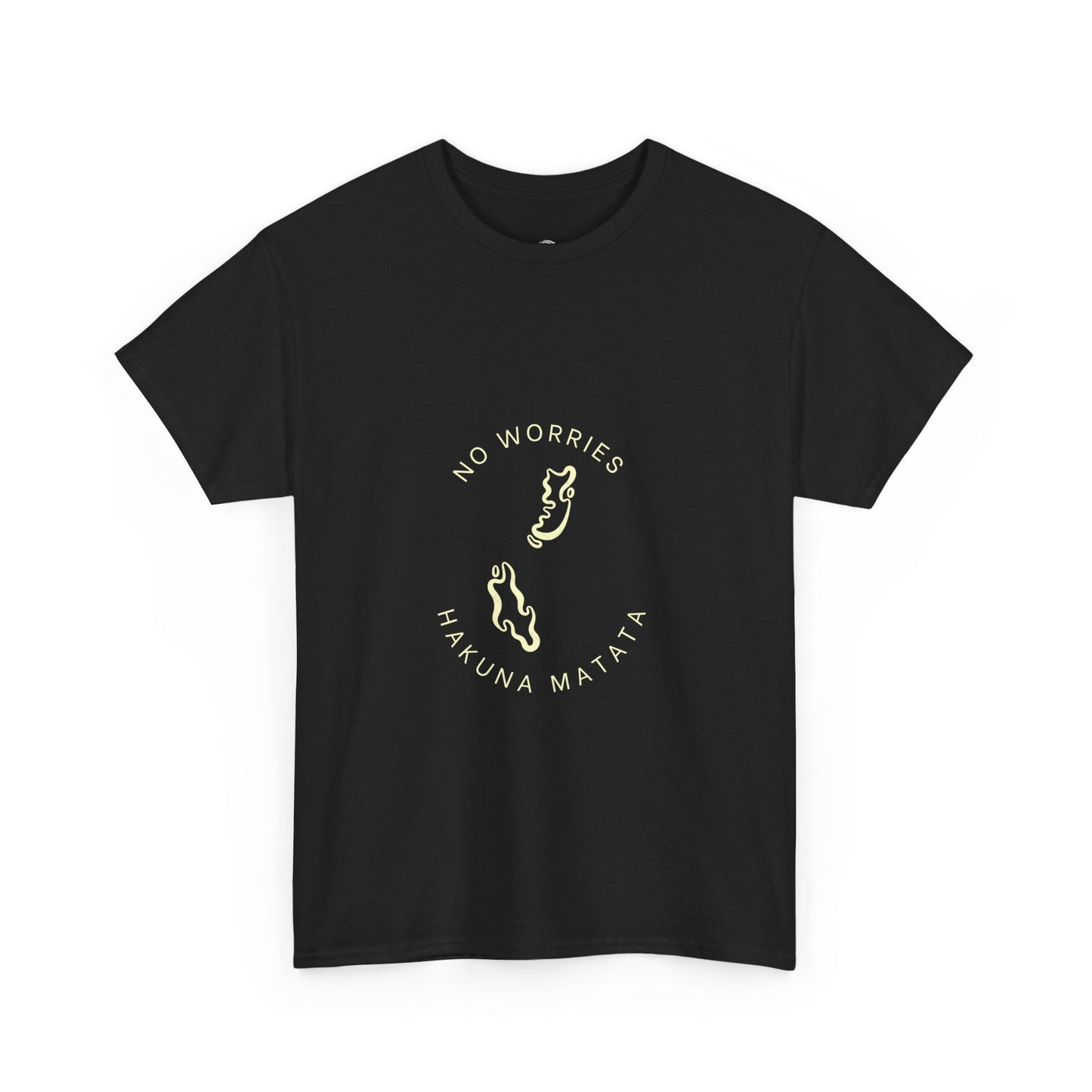 No Worries / Hakuna Matata T-Shirt – Featuring Unguja & Pemba Map Printify