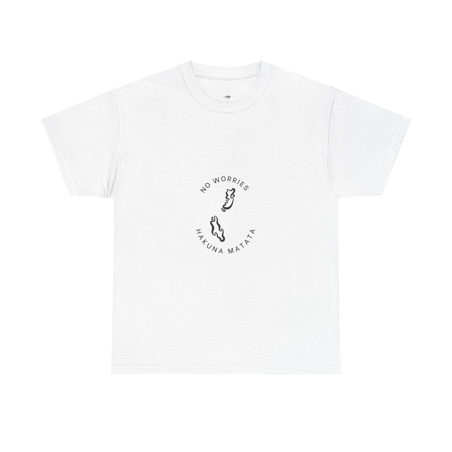 No Worries / Hakuna Matata T-Shirt – Featuring Unguja & Pemba Map Printify