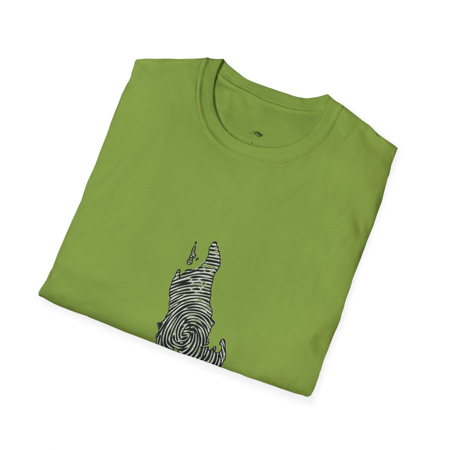 Unguja Island T-Shirt – Minimalist Zanzibar Map Design Printify