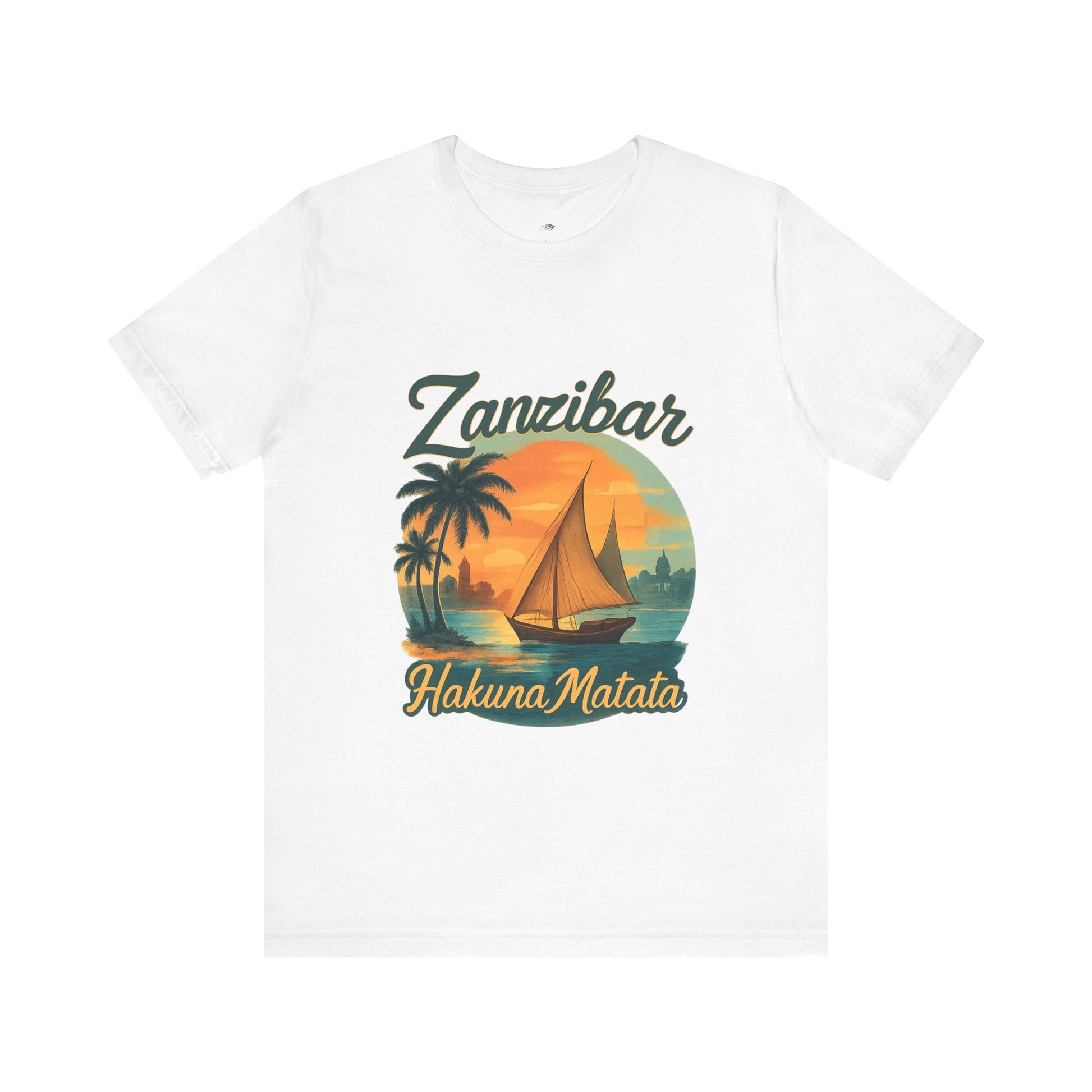 Zanzibar Hakuna Matata Tee, Unisex T-Shirt, Vacation Wear, Beach Gear, Travel Apparel, Summer Style - twasira