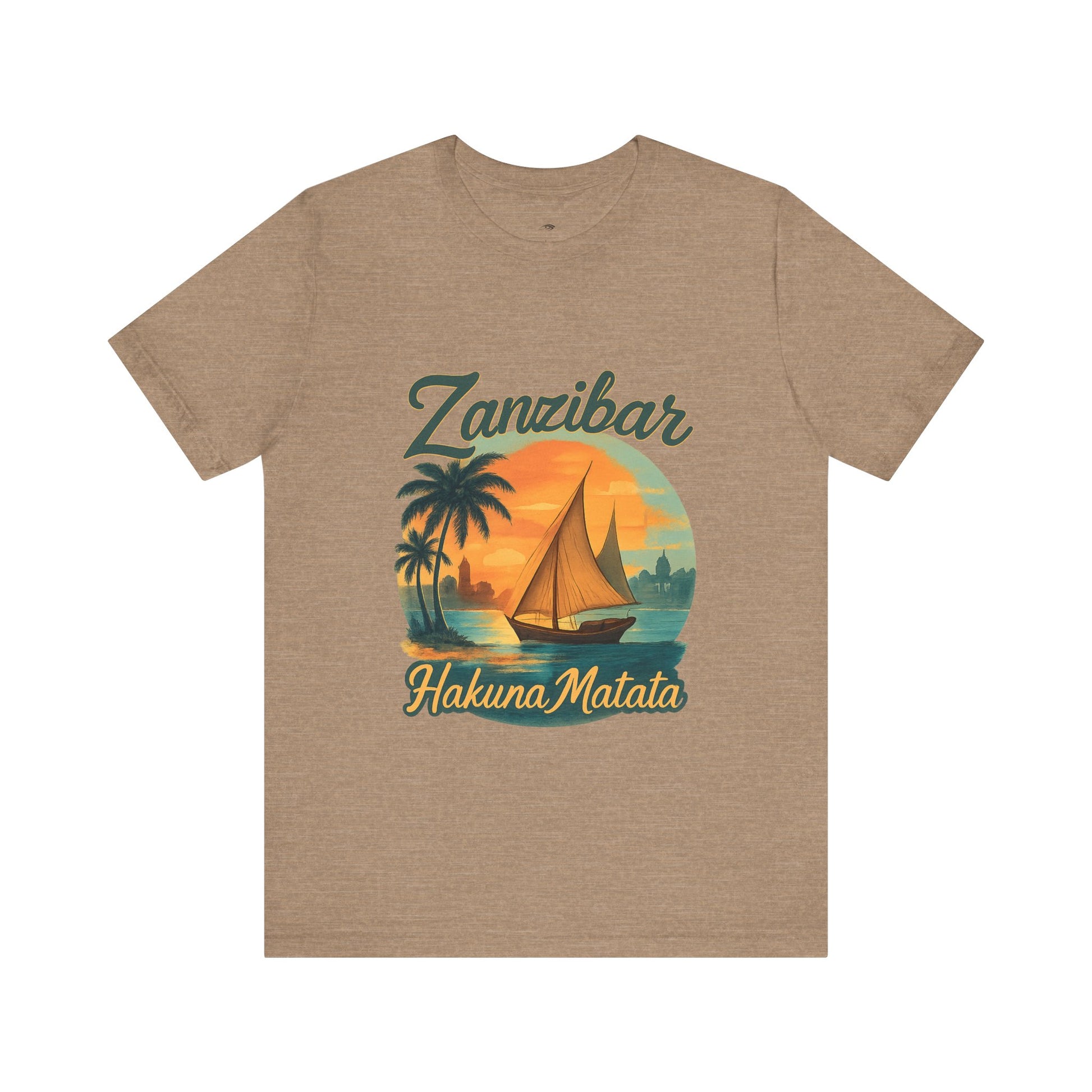 Zanzibar Hakuna Matata Tee, Unisex T-Shirt, Vacation Wear, Beach Gear, Travel Apparel, Summer Style - twasira