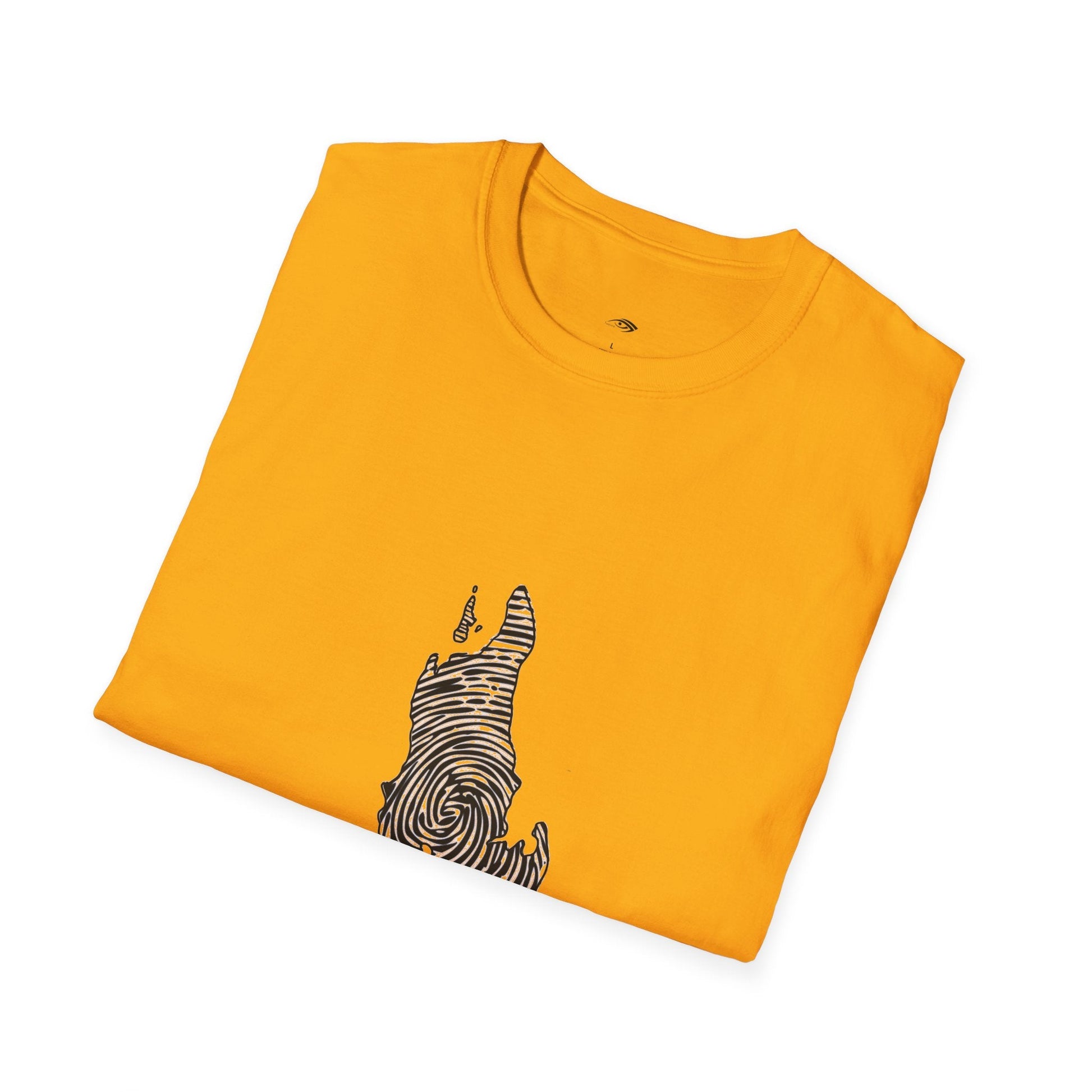 Unguja Island T-Shirt – Minimalist Zanzibar Map Design Printify