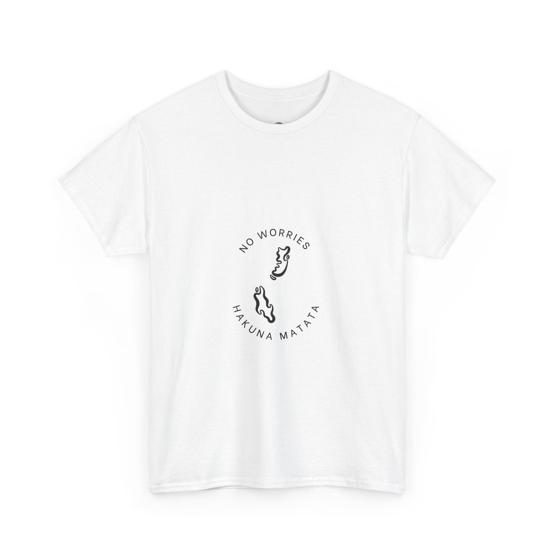 No Worries / Hakuna Matata T-Shirt – Featuring Unguja & Pemba Map Printify