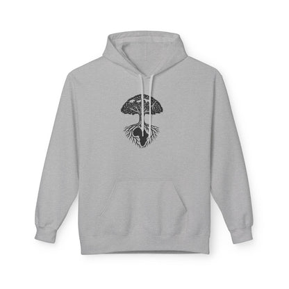 African Roots Hoodie – Unisex Fleece Hoodie | Nature-Inspired African Texture Design | Cozy & Cultural Streetwear Printify