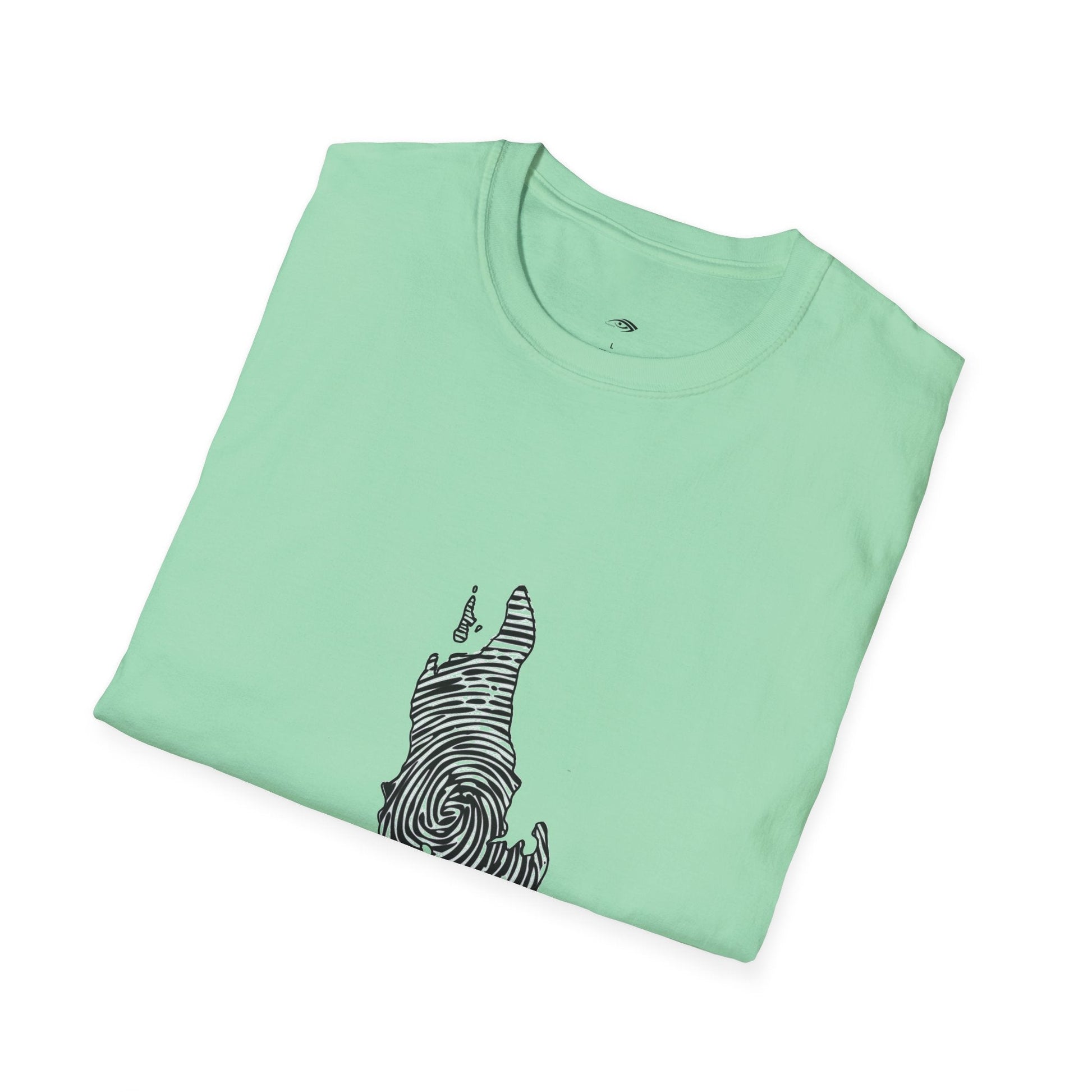 Unguja Island T-Shirt – Minimalist Zanzibar Map Design Printify
