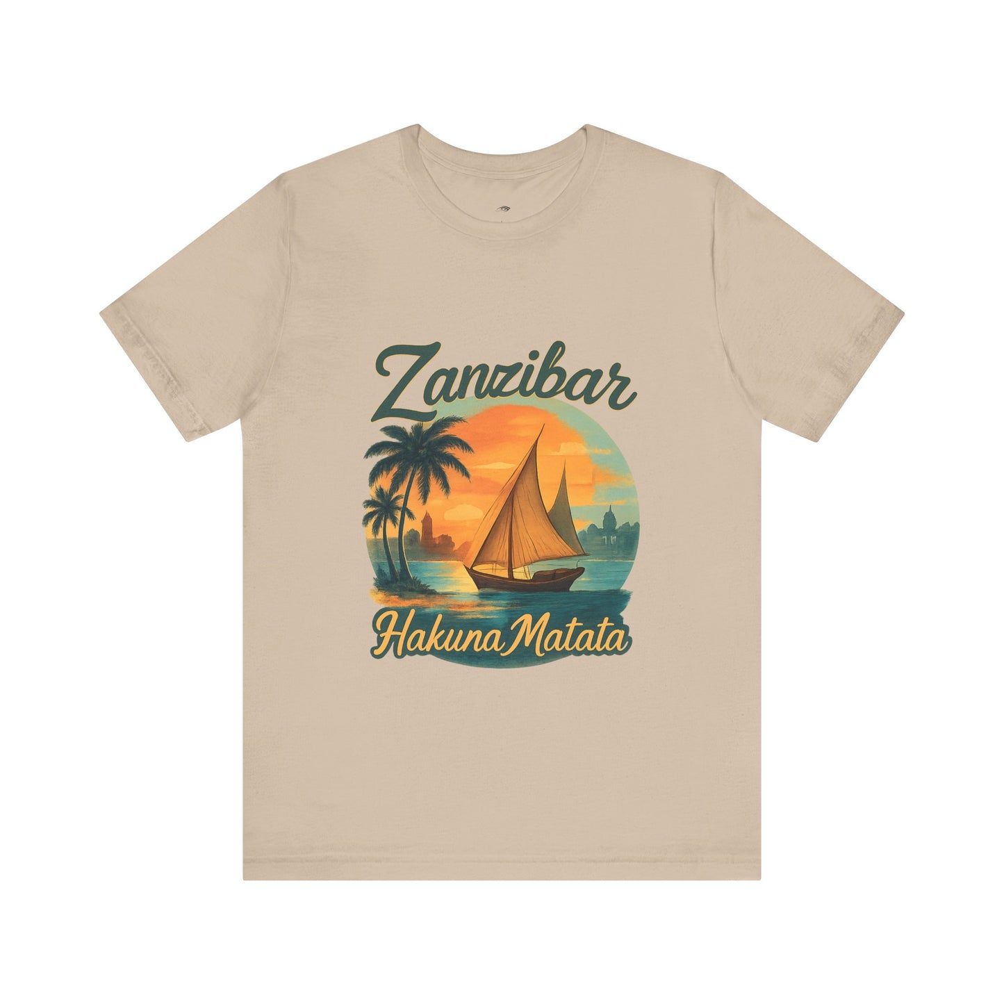 Zanzibar Hakuna Matata Tee, Unisex T-Shirt, Vacation Wear, Beach Gear, Travel Apparel, Summer Style - twasira