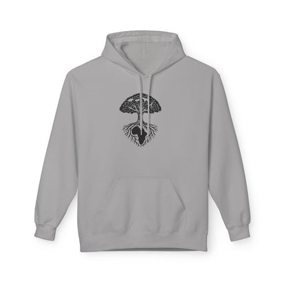 African Roots Hoodie – Unisex Fleece Hoodie | Nature-Inspired African Texture Design | Cozy & Cultural Streetwear Printify