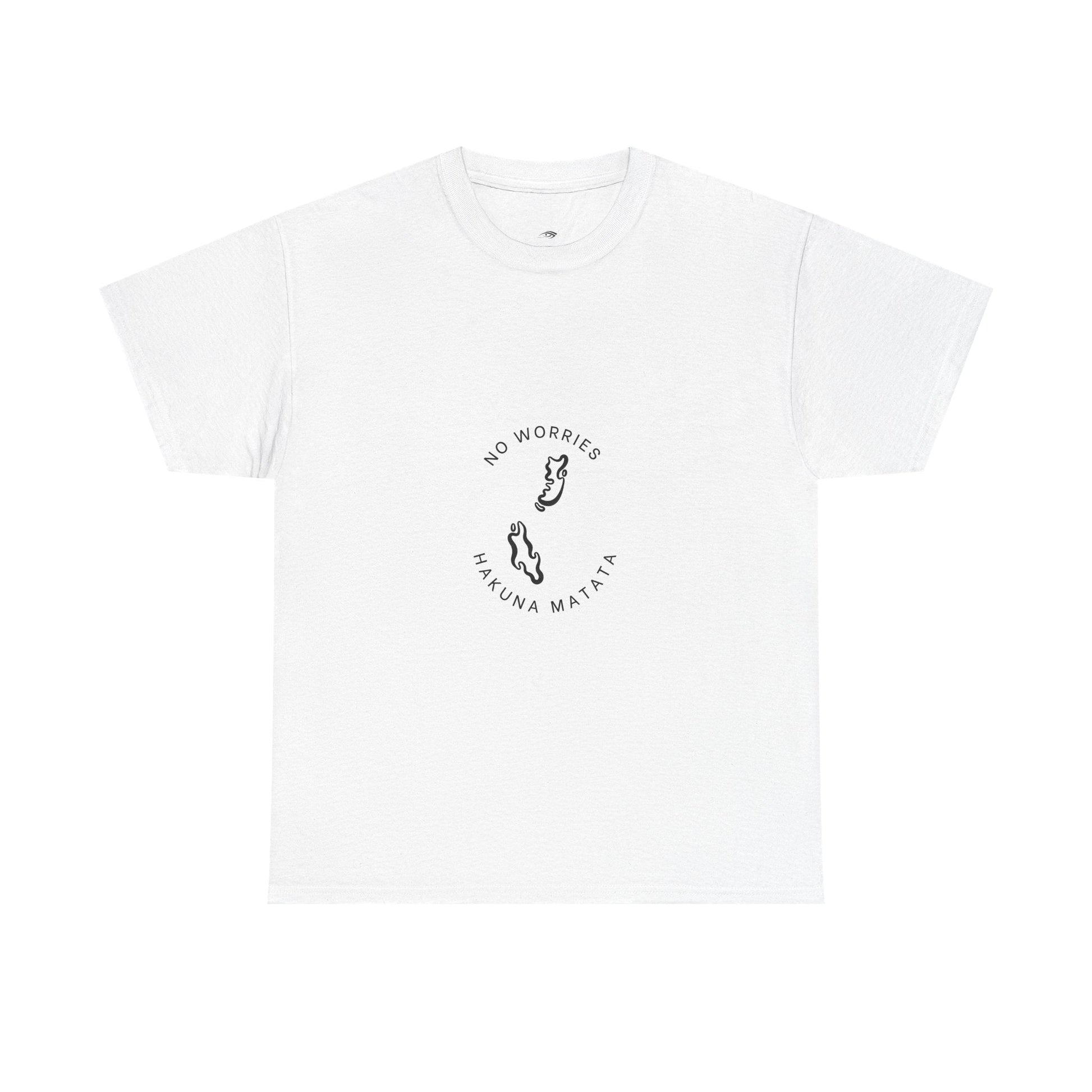 No Worries / Hakuna Matata T-Shirt – Featuring Unguja & Pemba Map Printify