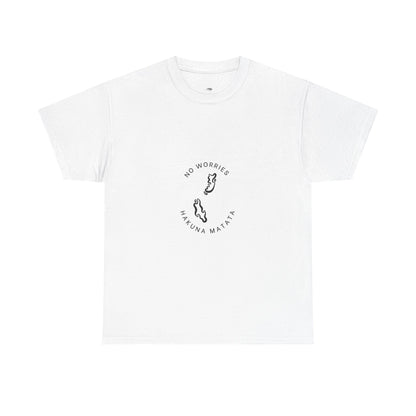 No Worries / Hakuna Matata T-Shirt – Featuring Unguja & Pemba Map Printify