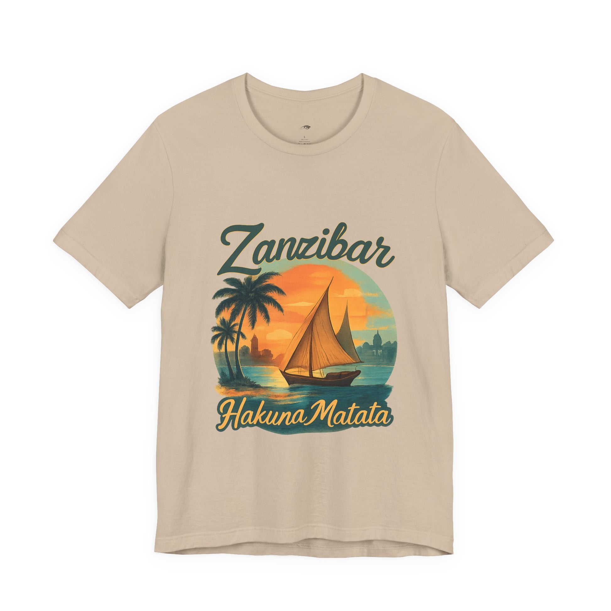 Zanzibar Hakuna Matata Tee, Unisex T-Shirt, Vacation Wear, Beach Gear, Travel Apparel, Summer Style - twasira