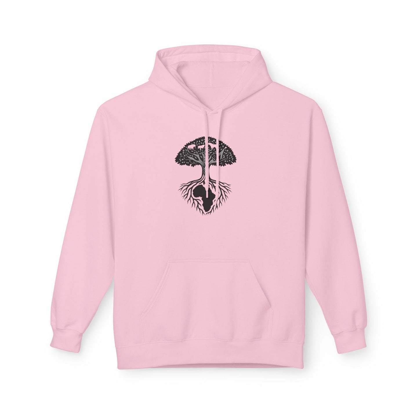 African Roots Hoodie – Unisex Fleece Hoodie | Nature-Inspired African Texture Design | Cozy & Cultural Streetwear Printify