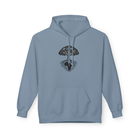 African Roots Hoodie – Unisex Fleece Hoodie | Nature-Inspired African Texture Design | Cozy & Cultural Streetwear Printify