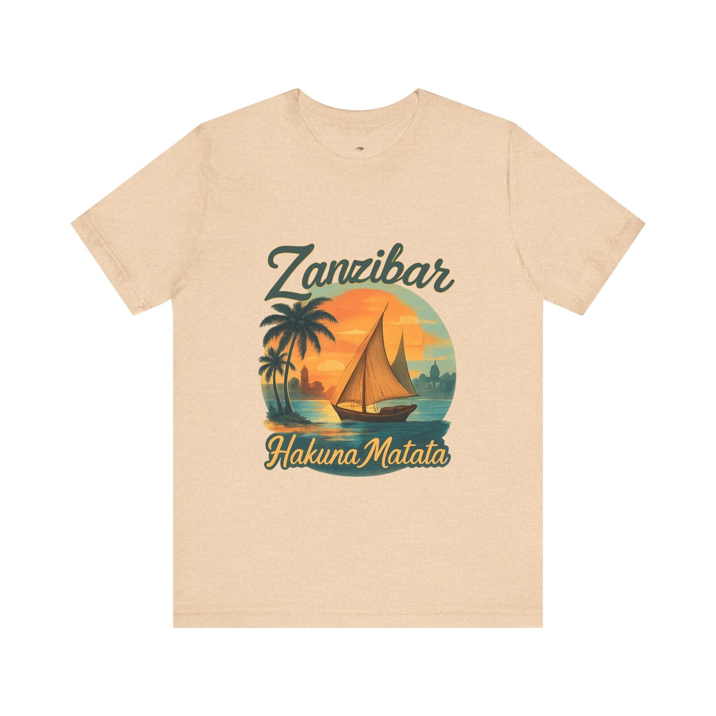 Zanzibar Hakuna Matata Tee, Unisex T-Shirt, Vacation Wear, Beach Gear, Travel Apparel, Summer Style - twasira